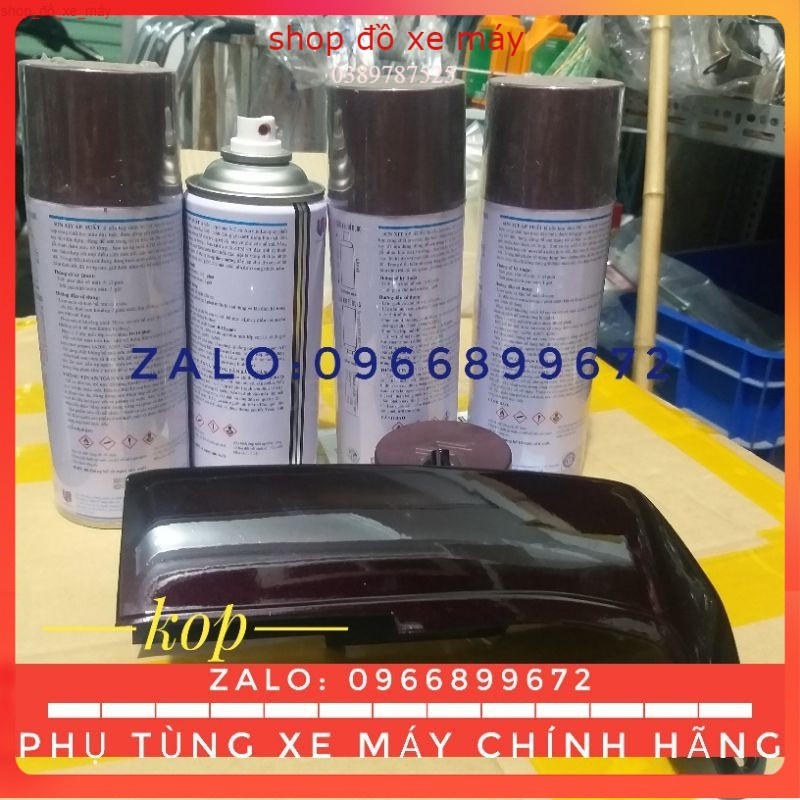 Sơn xịt xe Honda Dream ( sơn mầu tím nho chuẩn mầu zin) -- phụ tùng xe