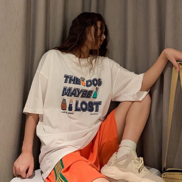 [ Có Ảnh Thật ] Áo thun tay lỡ form rộng - phông nam nữ oversize - T shirt Maybe - 2N Unisex