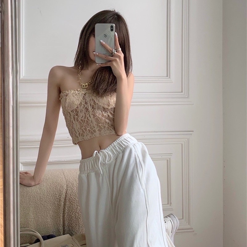 Corset ren cúp ngực