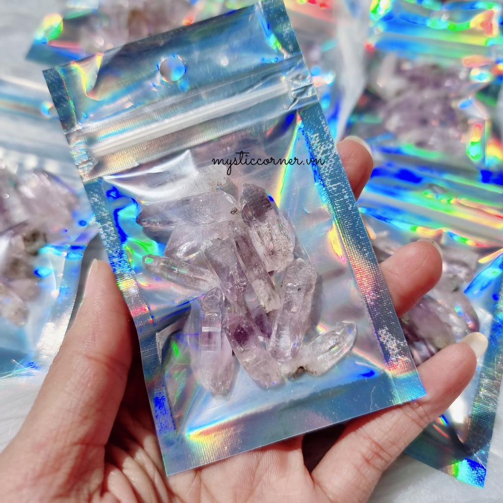 Tinh thể đá Tím Vera Cruz Amethyst in Mexico, đá thanh tẩy, phong thủy, reiki
