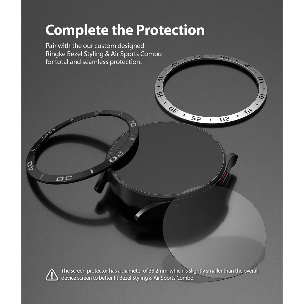 Cường lực bảo vệ mặt đồng hồ Ringke thích hợp cho Galaxy Watch 5 4 40mm