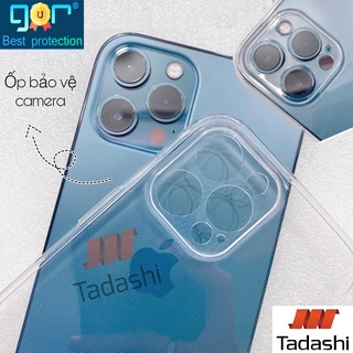 Ốp Dẻo Gor Cho Iphone 11/ 11 Pro/ 11 ProMax/ 12/12 Pro/ 12 ProMax/ 13/ 13 Pro/ 13 ProMax Có Gờ Bảo Vệ Camera, Trong Suốt