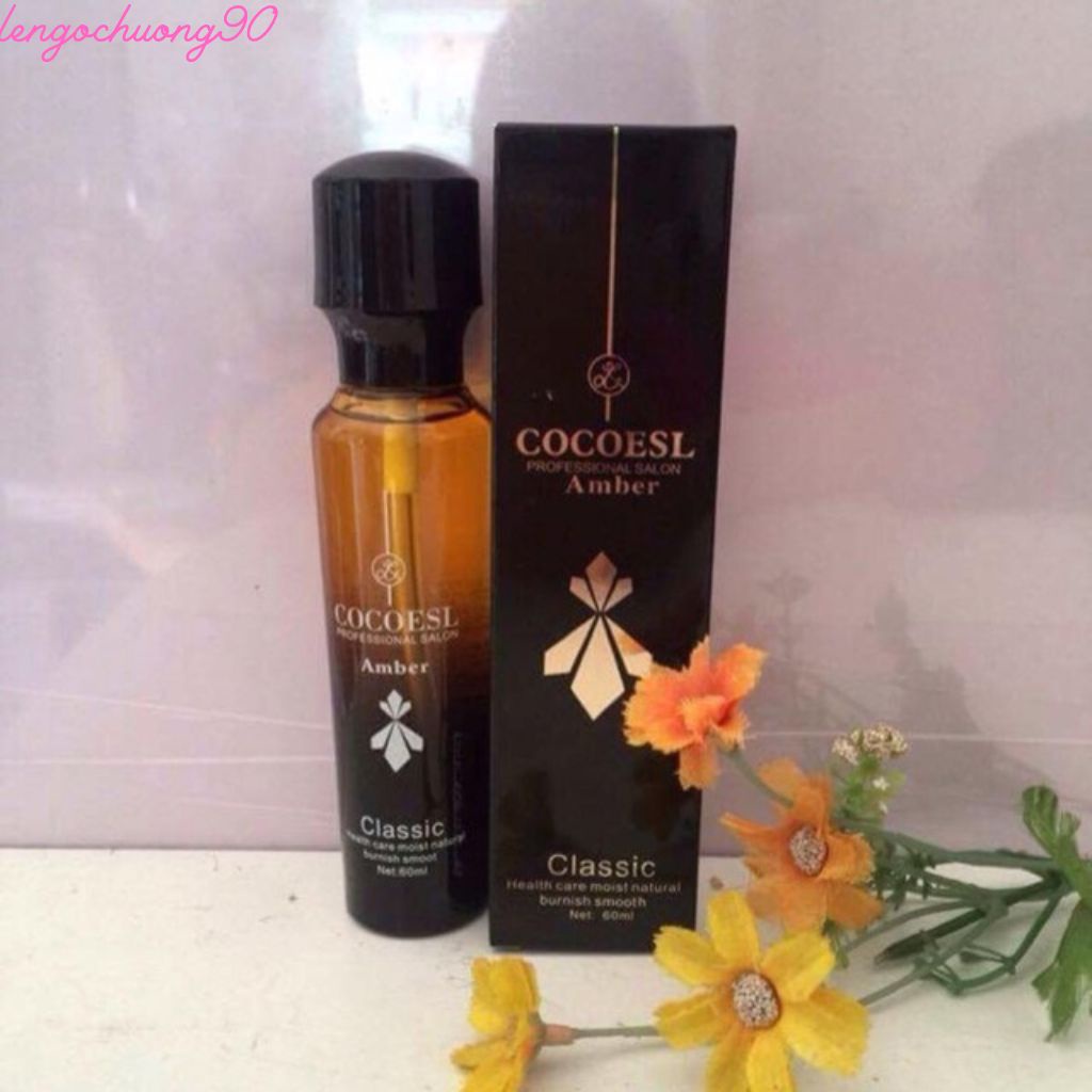 Tinh dầu dưỡng tóc cao cấp COCOESL Amber 60ml - Phục hồi tóc hư tổn và chẻ ngọn 100% tinh dầu nguyên chất Macadamia #5