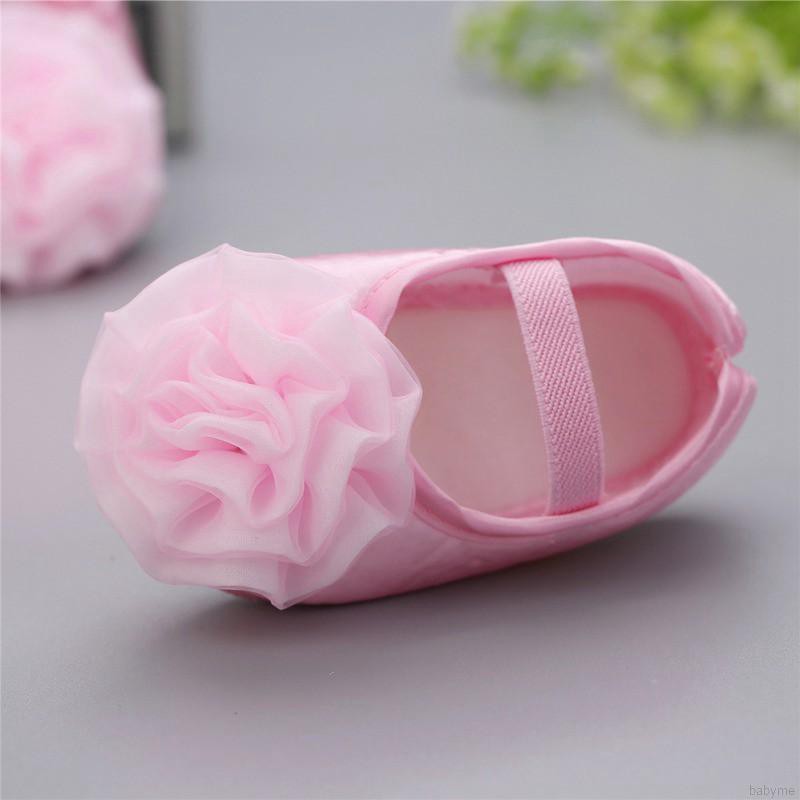 Set giày em bé kiểu dáng công chúa + băng đô đính hoa dễ thương