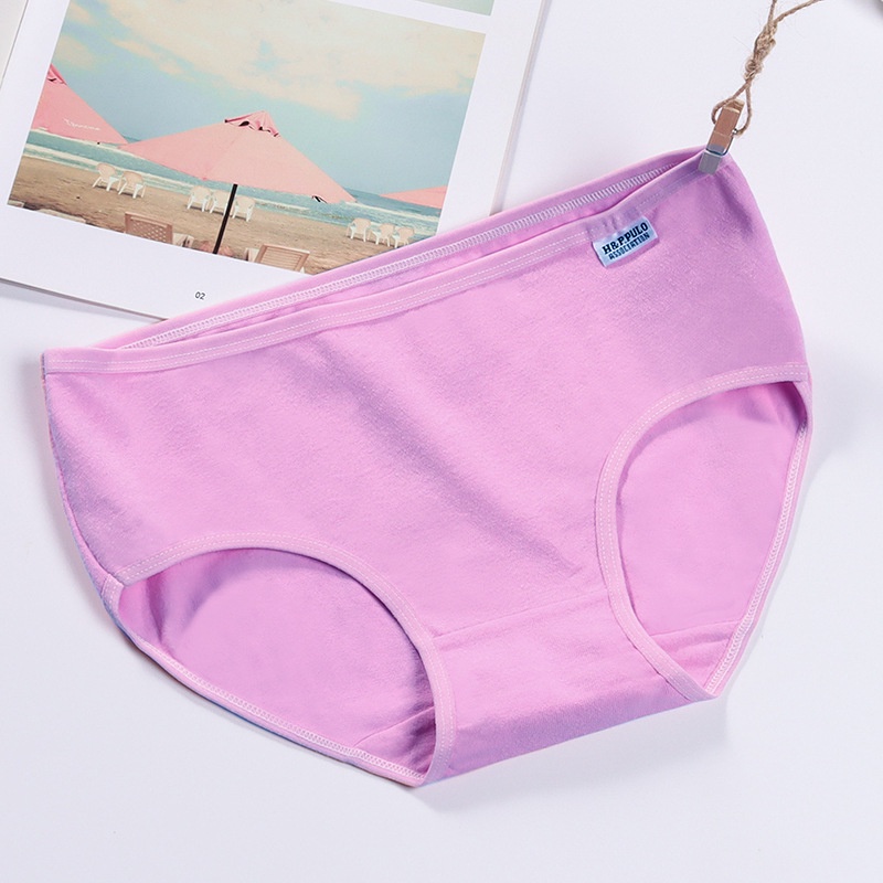 Quần Lót Cotton 100% Màu Trơn Đơn Giản Cho Nữ | BigBuy360 - bigbuy360.vn