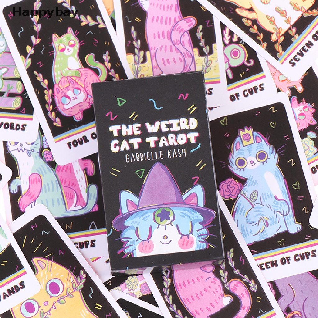 Bộ Thẻ Bài Tarot Họa Tiết Mèo Dễ Thương