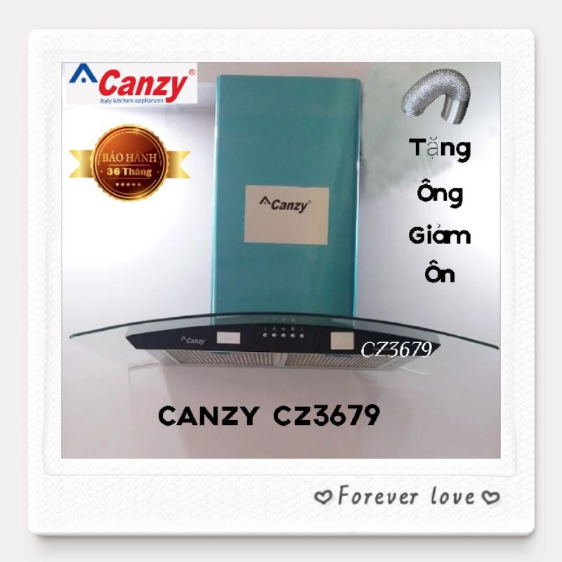 MÁY KHỦ MÙI KÍNH CONG CANZY CZ3679