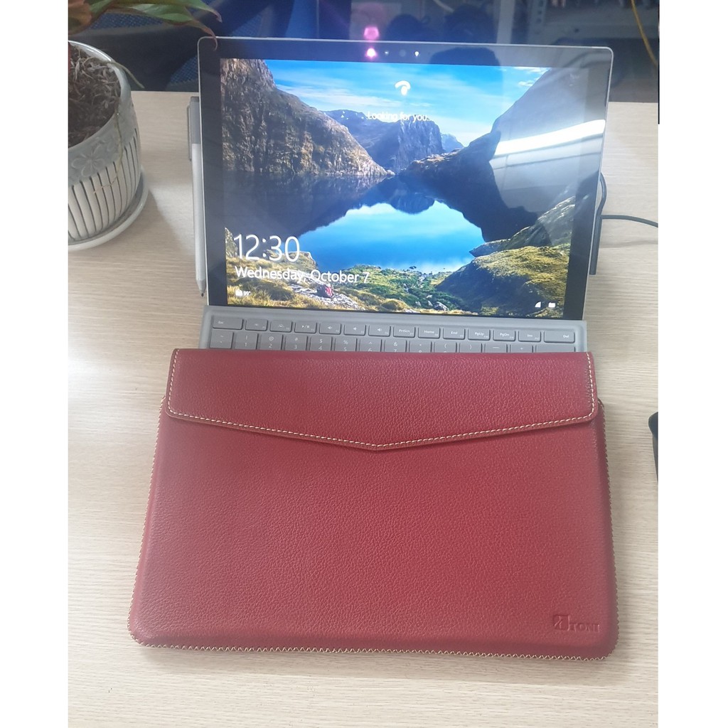 Bao Da Thật 12.9~ 13" Cho MacBook, Surface và Laptop Thương Hiệu Toni