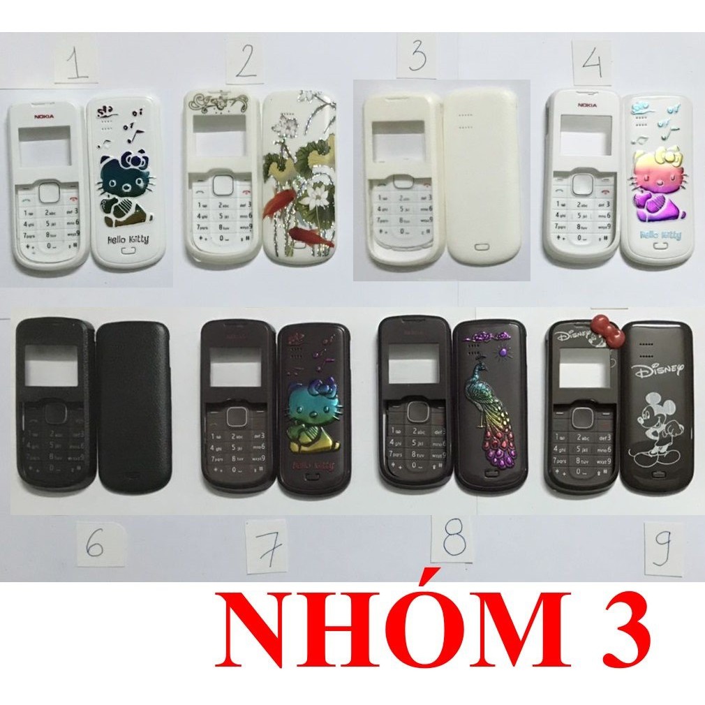 Bộ vỏ Nokia 1202 ( chọn hình )