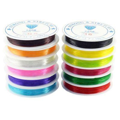 CƯỚC THUN XỎ VÒNG HẠT NHIỀU MÀU 0,8.1MM
