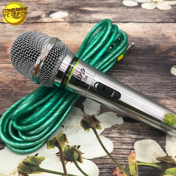 Micro Có Dây Cao Cấp VDP K36 Karaoke có dây chống hú -Hát cực hay