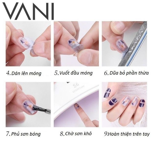 [TẶNG DŨA MÓNG] Nail wraps dán móng tay 80 mẫu siêu xinh siêu rẻ (phần 2)