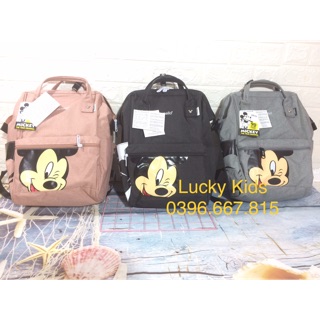 Balo bỉm sữa đi sinh mickey