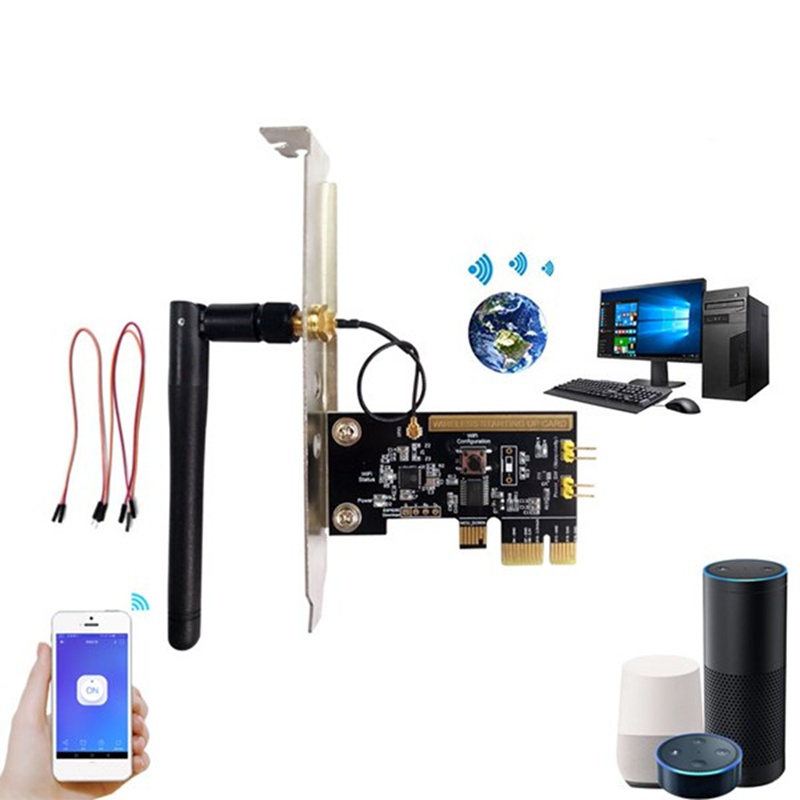 Công Tắc Điều Khiển Bằng Thẻ WiFi EweLink Cho Máy Tính