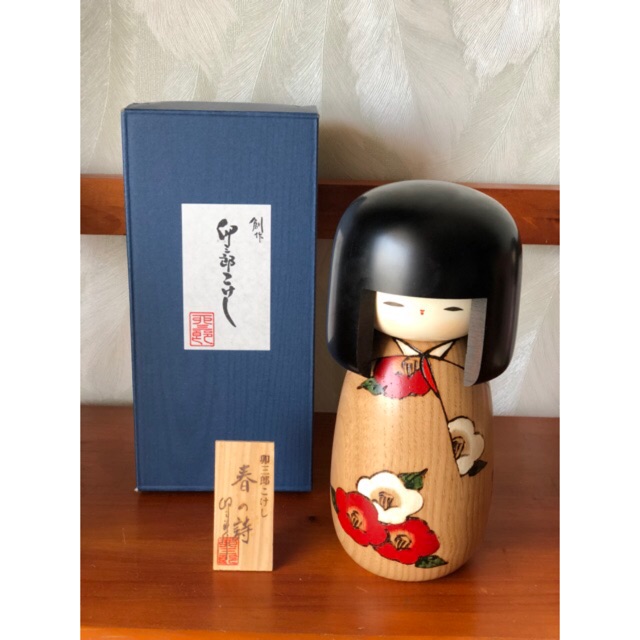 Búp bê gỗ, búp bê Kokeshi, búp bê handmade cam kết hàng chính hãng Nhật Bản