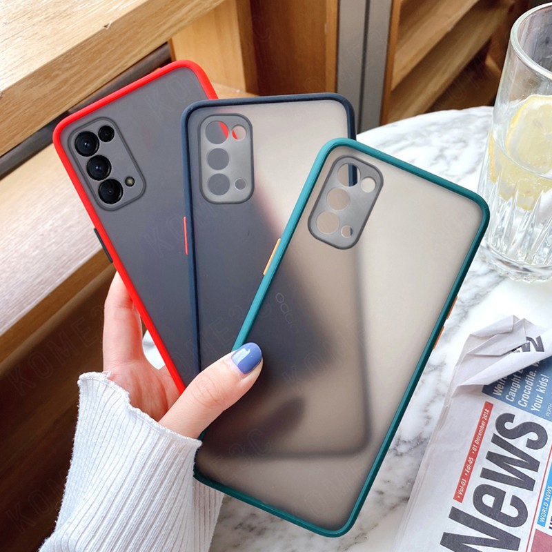 Ốp điện thoại bằng PC cứng bán trong suốt cho OPPO Reno 5 4 3 2 2F 10X Zoom Pro Reno5 Reno5Pro 5G 4G | BigBuy360 - bigbuy360.vn