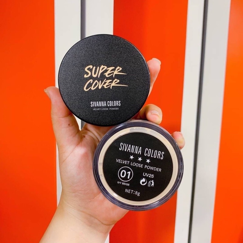 Phấn phủ bột  Sivanna Velvet Loose Powder cao cấp kiểm soát dầu che khuyết điểm HF6050