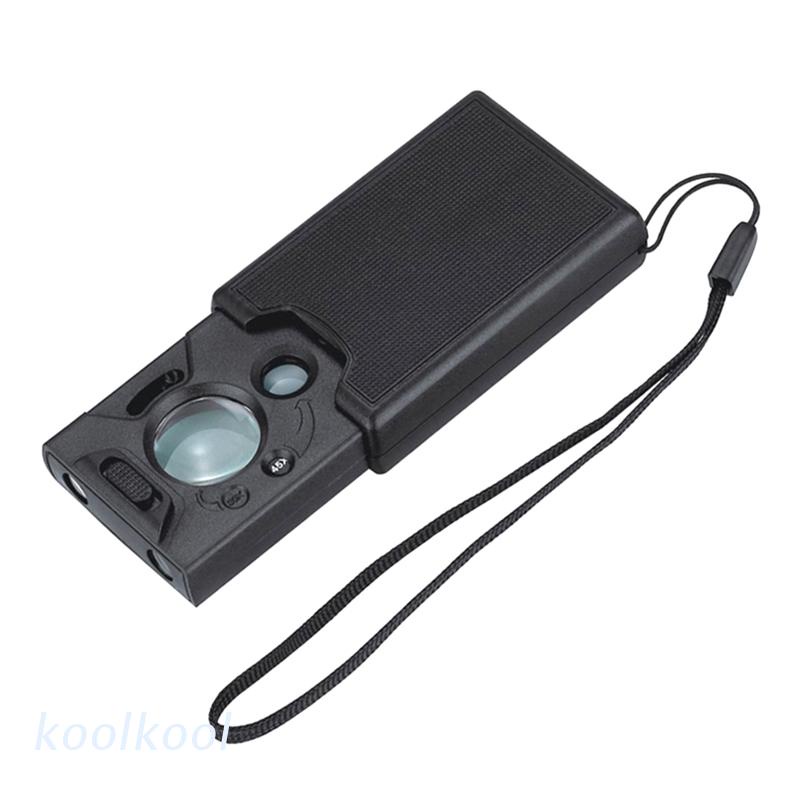Kool Kính Lúp Mini Bỏ Túi 30X 45X 60X Bỏ Túi Tiện Dụng