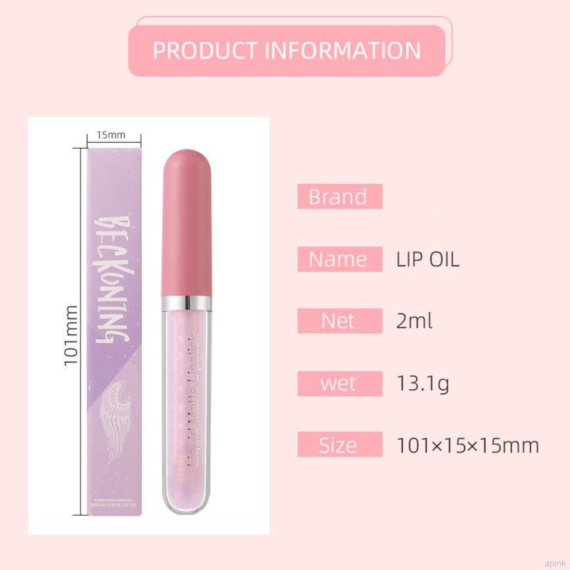 [Hàng mới về] Son bóng dạng lỏng dưỡng ẩm 12 màu lựa chọn tiện dụng