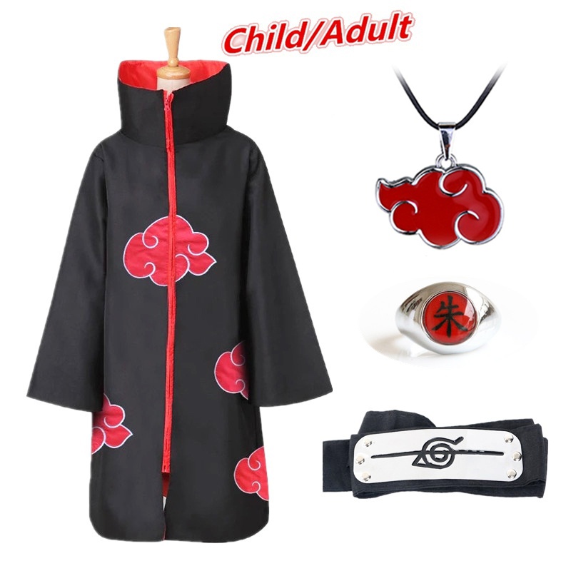 Bộ đồ áo choàng hóa trang nhân vật Uchiha Itachi trong anime Naruto (có bán lẻ)
