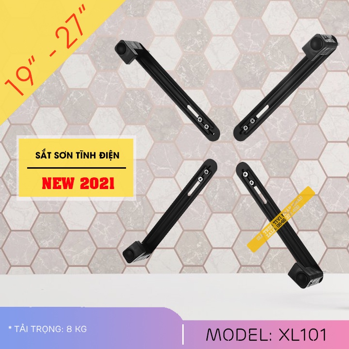 Bộ Kẹp Màn Hình XL101 - Dành Cho Màn Hình Máy Tính - Không Có Lỗ Ốc Treo Vesa 17 - 27 Inch [ Ưu Việt hơn NB FP1 ]