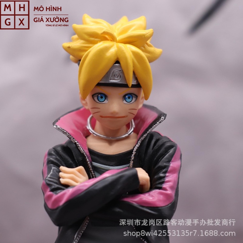 Mô hình Naruto - Boruto Dáng Đứng Siêu Chất , Siêu Ngầu - Cao 23cm - Nặng 500g - figure mô hình naruto mô hình giá xưởng