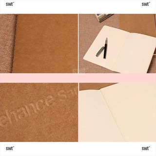 {FCC}SWT"Kraft paper notebook blank notepad book vintage journal notebooks{sweetcreature.vn}