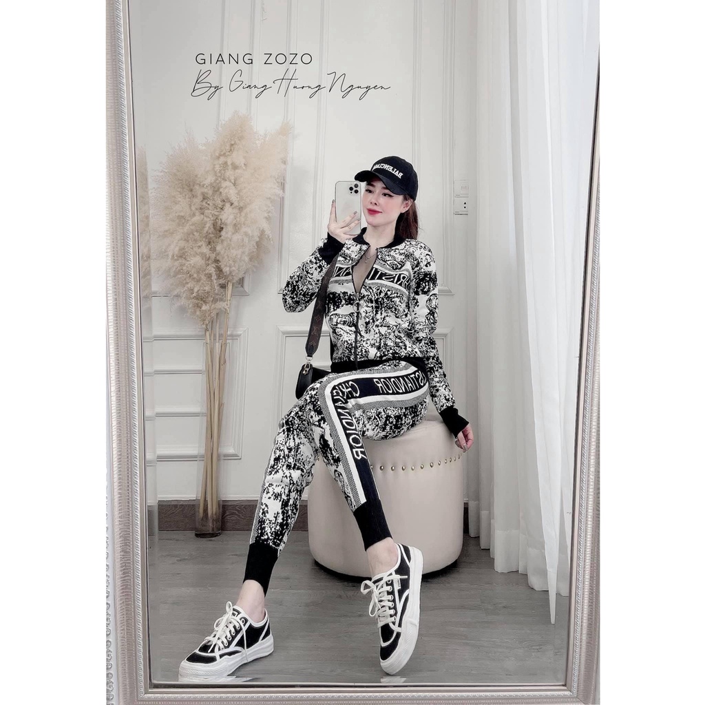 Sét bộ thể thao Dior cổ trụ cực đẹp về hàng Chất vải tuyết mưa siêu đẹp dày dặn