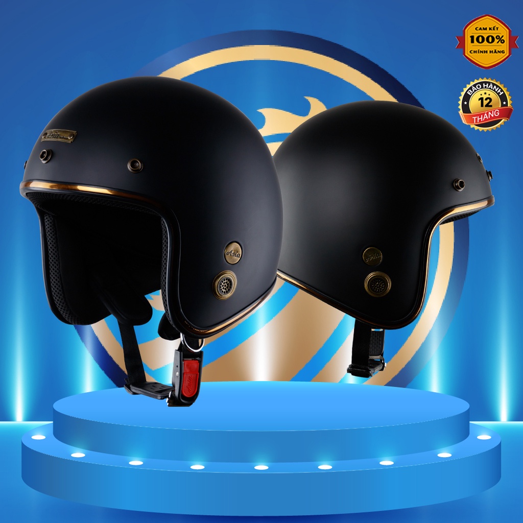 Mũ Bảo Hiểm 3/4 ASIA MT-124D - MT124D cao cấp - Bảo hành 12T