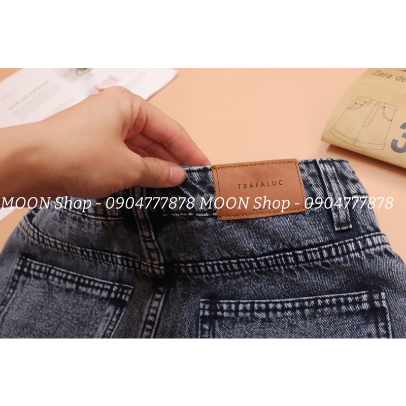 SK130322-Quần jean giả váy xám