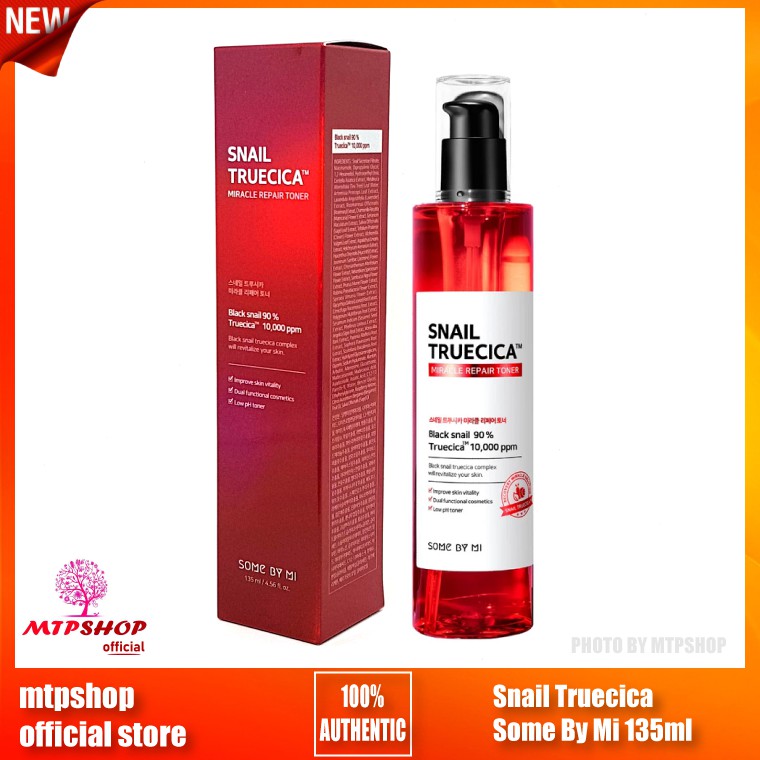 Nước Hoa Hồng Some By Mi Snail Truecica Miracle Repair Toner 135ml