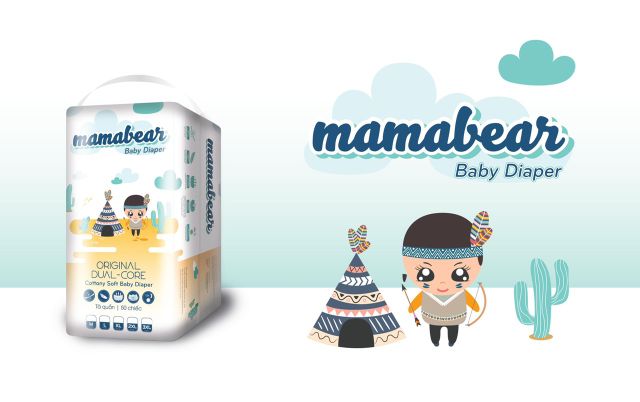 Tã quần mama bear M50/L50/Xl50/xxl50/xxxl50