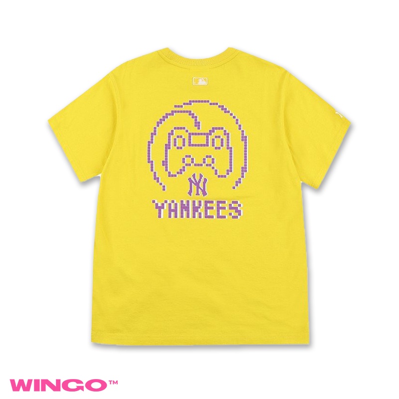 Áo thun chính hãng MLB Play Game Overfit Tshirt Mustard