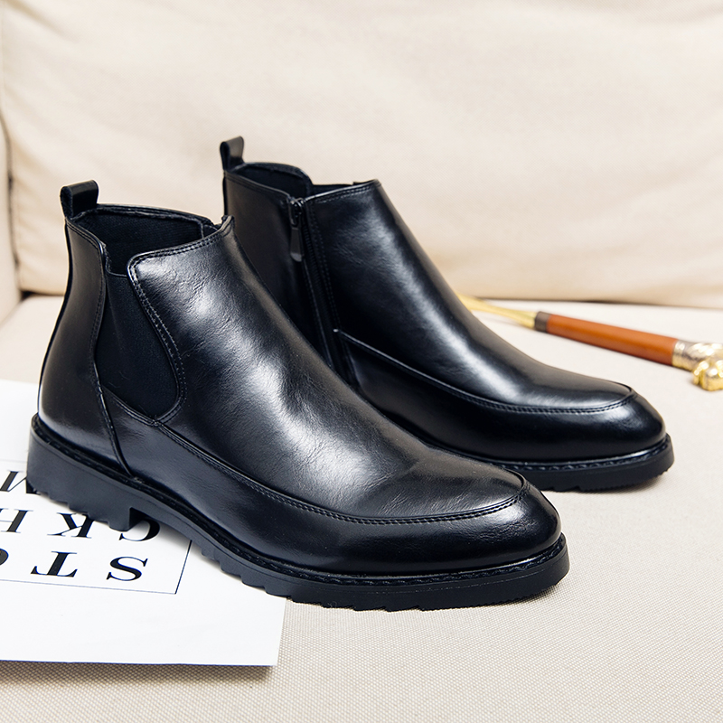 Giày boot nam thời trang sang trọng
