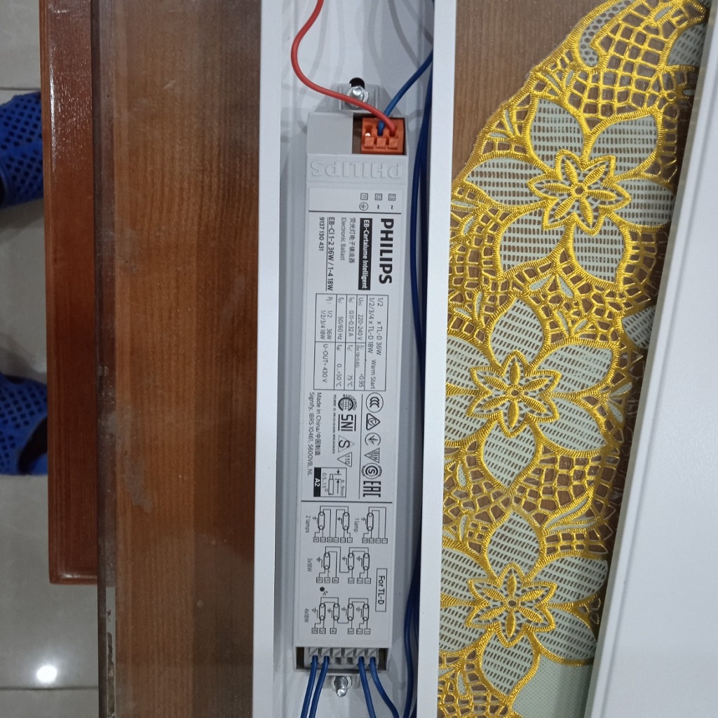 Đèn Diệt Khuẩn - Bộ đèn UV diệt khuẩn Philips TUV 18W dài 60CM