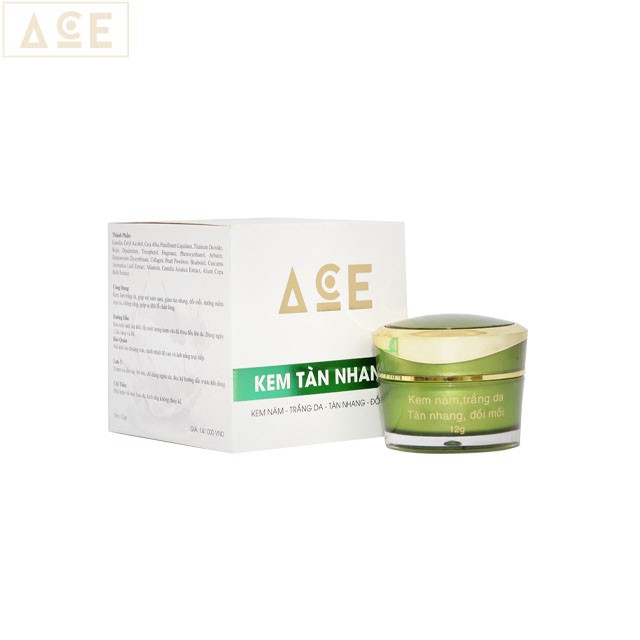 Kem ACE nám, trắng da, tàn nhang, đồi mồi (12g)