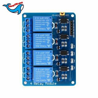 Module 4 Relay 5V Opto Cách Ly Kích Mức Thấp