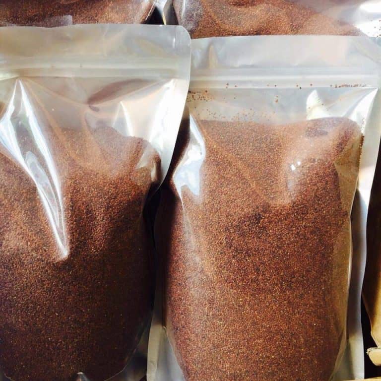 10 Túi Zip Đáy Đứng Đựng 100gr Bột - 3nfam.organic