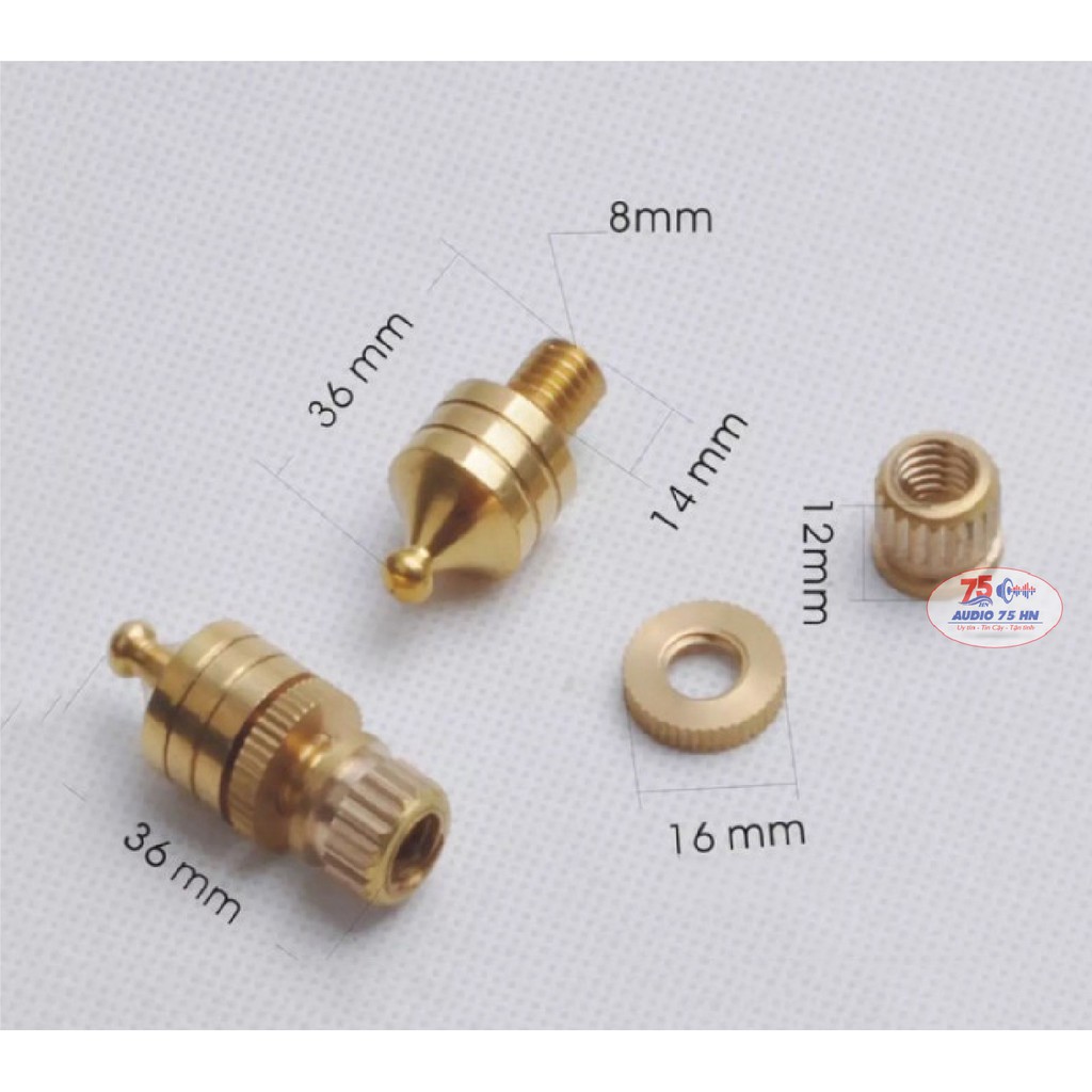 Chân đinh chống rung loa amply QYY, đỡ kệ