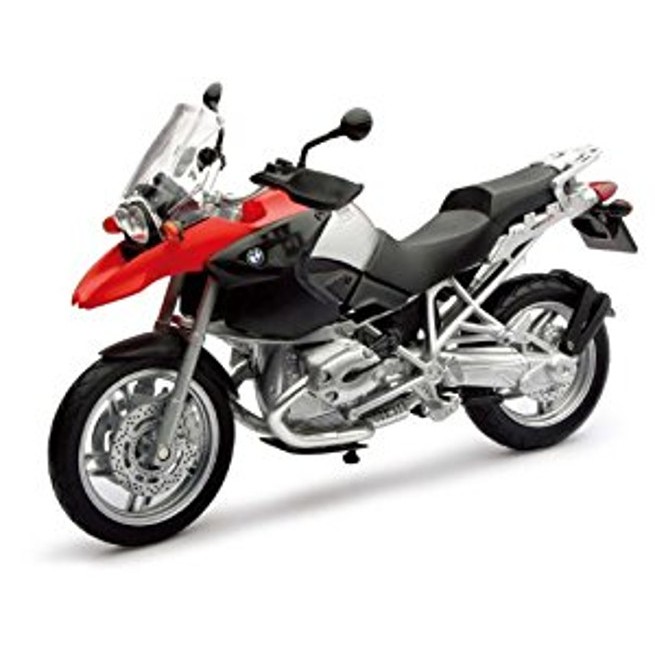 Xe Mô Hình Moto Bmw R1200 Gs Tỉ Lệ 1:12 - Maisto - Xám Đỏ - 8604