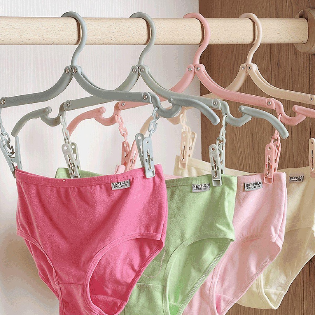 Kẹp Phơi Quần Áo Chống Gió Chống Trượt Có Thể Gấp Gọn Tiện Dụng