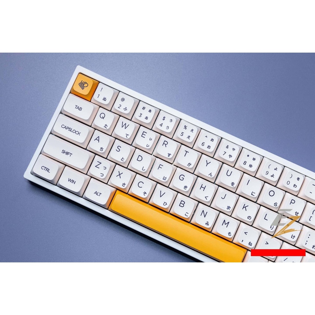 KEYCAP XDA THICK PBT HONEY &amp; MILK 137 PHÍM CHO BÀN PHÍM CƠ 1988PC