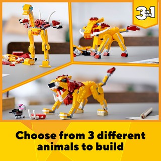 LEGO CREATOR 31112 Sư Tử Hoang Dã (224 Chi tiết)