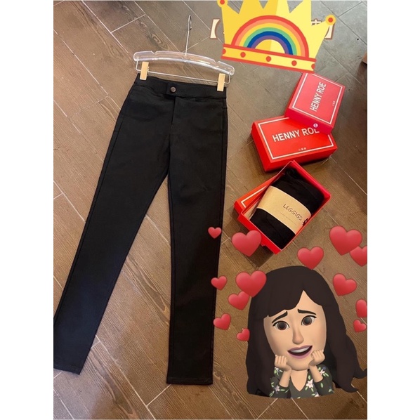 Quần Skinny Henny Roe Cạp Cao Hách Dáng 2 Khuy