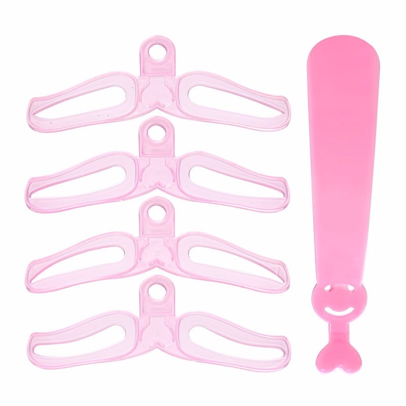 Bộ 4 Thẻ Khuôn Vẽ Lông Mày 3D DIY Tiện Lợi
