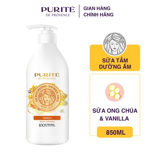 Sữa Tắm Purité Dưỡng Ẩm Sữa Ong chúa & Vanilla 850ml