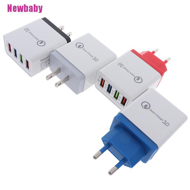 Củ Sạc Nhanh 3.0 4 Cổng usb 3a
