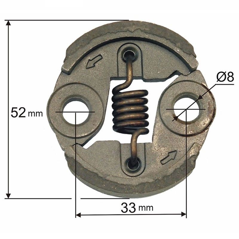 côn, bộ li hợp máy cắt cỏ gx25, 260, 26cc