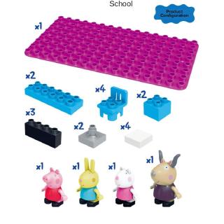 Bộ Đồ Chơi Xếp Hình Heo Peppa Cho Bé