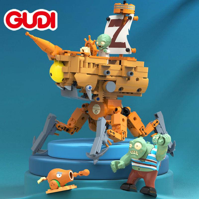 Lắp Ráp LEGO Plants vs. Bộ Đồ Chơi Lắp Ráp Hình Zombie Giáo Dục Cho Bé Từ 8-12 Tuổi